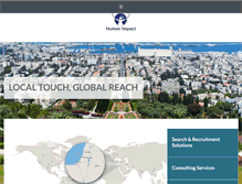 Tablet Screenshot of human-impact.net